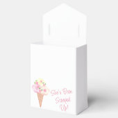 Sie wurde mit Eiscreme-Brautparty vergossen Geschenkschachtel (Geöffnet)