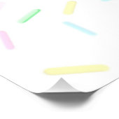 Sie wurde mit Eiscreme-Brautparty vergossen Poster (Ecke)