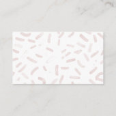 Sie wurde mit Erdbeerdusche aufgerollt Begleitkarte (Rückseite)