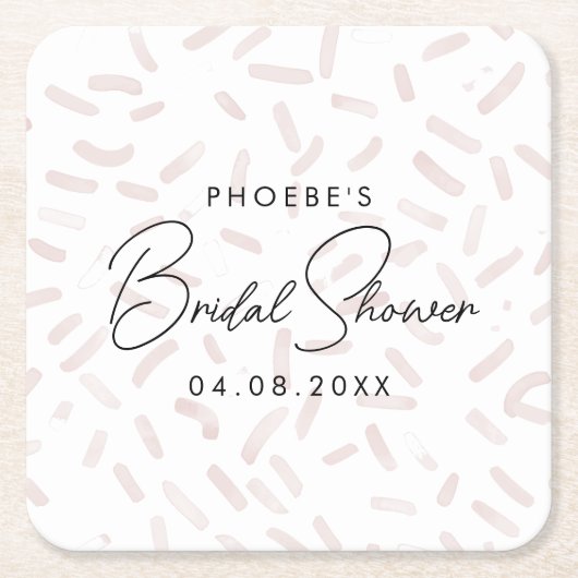 Sie wurde mit Erdbeerdusche-Untersetzer versenkt Rechteckiger Pappuntersetzer (Vorderseite)