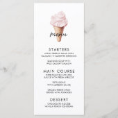 Sie wurde mit Erdbeeren-Brautparty versenkt Menükarte (Vorderseite)