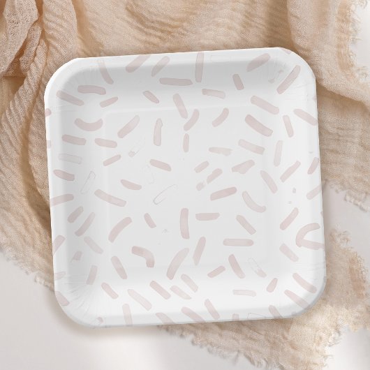 Sie wurde mit Erdbeeren-Brautparty versenkt Pappteller