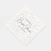 Sie wurde mit Erdbeeren-Brautparty versenkt Serviette (Ecke)