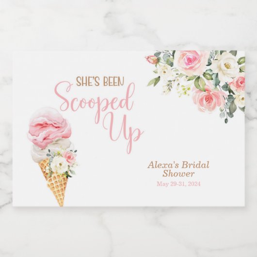 Sie wurde mit maßgeschneiderten MINI ausgezeichnet Schaumweinetikett (Einzelnes Label)