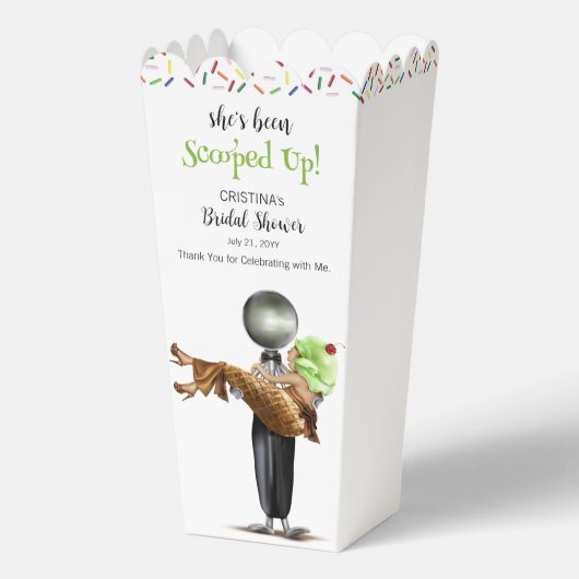 Sie wurde mit Schokoladencreme-Bridal vergossen Geschenkschachtel (Vorderseite)