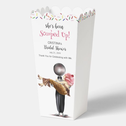 Sie wurde mit Strawberry Ice Creme Bridal vergosse Geschenkschachtel (Vorderseite)