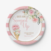 Sie wurde nach Maß aufgezogen Pappteller (Vorderseite)