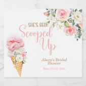 Sie wurde nach Maß aufgezogen Schaumweinetikett (Einzelnes Label)