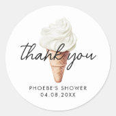 Sie wurde Vanilla-Brautparty-Gefälligkeit aufgewei Runder Aufkleber (Vorderseite)