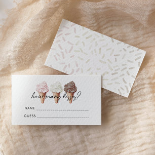 Sie wurde verärgert, wie viele Kisses Game Begleitkarte