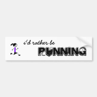 sie würde vielmehr laufen autoaufkleber