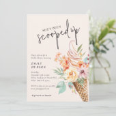 Sie wurde von der Brautdusche erschossen Einladung (Stehend Vorderseite)