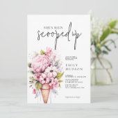 Sie wurde von der Brautdusche erschossen Einladung (Stehend Vorderseite)