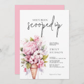 Sie wurde von der Brautdusche erschossen Einladung (Vorne/Hinten)