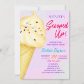 Sie wurde von der Brautdusche erschossen Einladung (Vorderseite)