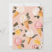 Sie wurde von der Brautdusche erschossen Einladung (Rückseite)