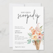 Sie wurde von der Brautdusche erschossen Einladung (Vorderseite)