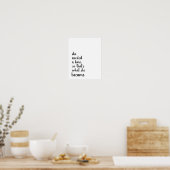 Sie wurde zur Heldin Poster (Küche)