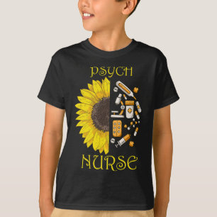 Sie wurde zur Psych-Krankenschwester Psychiatrisch T-Shirt