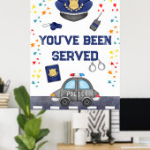 Sie wurden als Signature Police Officer Party Sign Poster (Heimbüro)