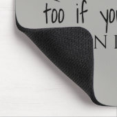 Sie würden auch trinken, wenn Sie im Personal wäre Mousepad (Ecke)