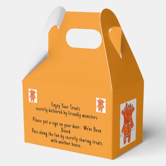 Sie wurden Booed Fun Halloween Candy Box UNfull Geschenkschachtel (Rückseite)
