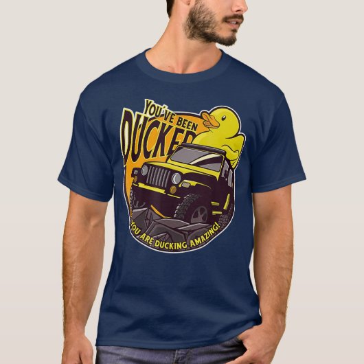 Sie wurden entführt Enck Offroad-Fahrzeug-Stockwer T-Shirt (Vorderseite)
