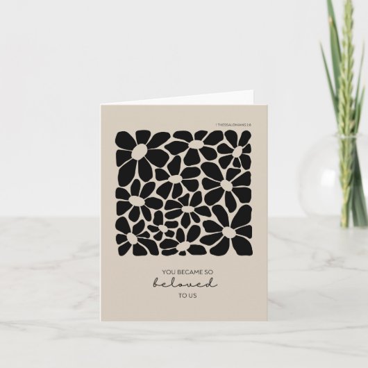 Sie wurden geliebt dank Ihrer Liebe, dass Sie Kart Karte (Vorderseite)