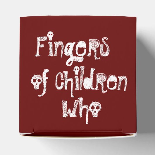 Sie wurden gewarnt geschenkschachtel (Oben)