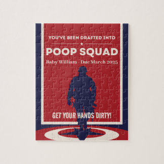 Sie wurden in eine Squad Gekackt - Baby Reveal Puzzle