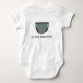 Sie wurden in Gekackt Squad entworfen - Schwangers Baby Strampler (Rückseite)