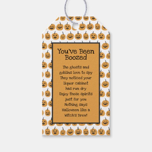 Sie wurden mit einem Geschenkschild versehen Geschenkanhänger (Vorderseite)