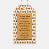 Sie wurden mit einem Geschenkschild versehen Geschenkanhänger (Rückseite)