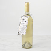 Sie wurden mit Flaschenmarken versehen Flaschenanhänger (Angewinkelt)