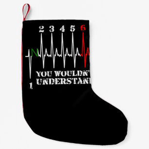 Sie würden Motorbike Funny Art Geschenk nicht ver Kleiner Weihnachtsstrumpf