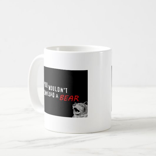 Sie würden nicht einen Bären - GeekShirts Kaffeetasse (Vorderseite Links)