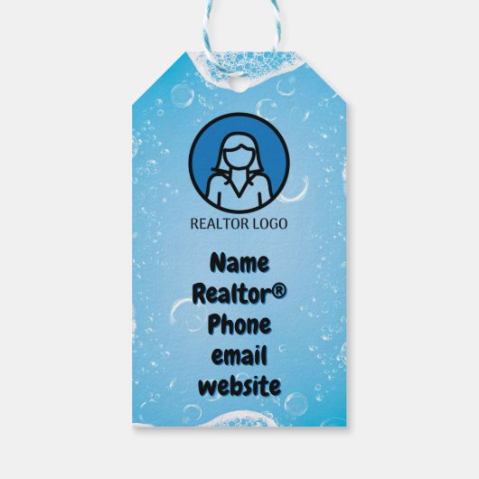 Sie wurden von Realtor Pop-by-Jeep herumgerissen Geschenkanhänger (Rückseite)