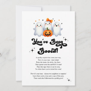 Sie wurden zu Halloween Game Card gebrannt Einladung
