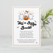 Sie wurden zu Halloween-Games-Card gebrannt Einladung (Stehend Vorderseite)