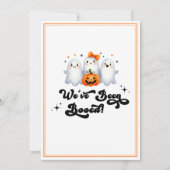 Sie wurden zu Halloween-Games-Card gebrannt Einladung (Rückseite)