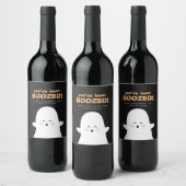 Sie wurden zu Halloween Niedliches Geist-Weinetike Weinetikett (Flaschen)