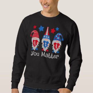 Sie zählen Gnomes Suizidprävention glücklich 4. Sweatshirt