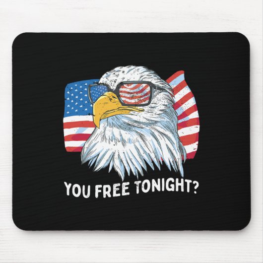 Sie zahlen heute Nacht Ld Eagle 4. Juli Unabhängig Mousepad (Vorne)