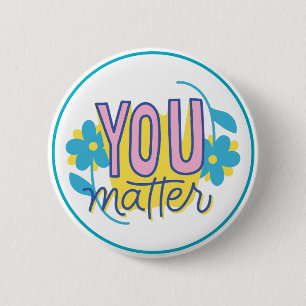 Sie zählen Motivierend Freundlich Positiv  Button