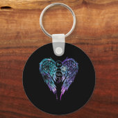 Sie zählen Wings Suizidprävention Awareness (on Schlüsselanhänger (Rückseite)