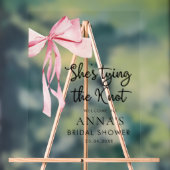 Sie zähmt das Brautparty des Knotens und das Begrü Acrylschild (Neutral)