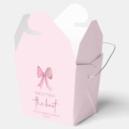 Sie zähmt das Brautparty des unrosa Bowes Geschenkschachtel (Geöffnet)