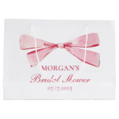 Sie zähmt das Brautparty des unrosa Bowes Große Geschenktüte (Rückseite)