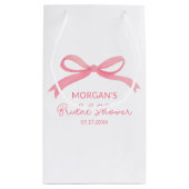 Sie zähmt das Brautparty des unrosa Bowes Kleine Geschenktüte (Rückseite)