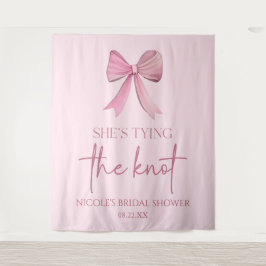 Sie zähmt das Brautparty des unrosa Bowes Wandteppich